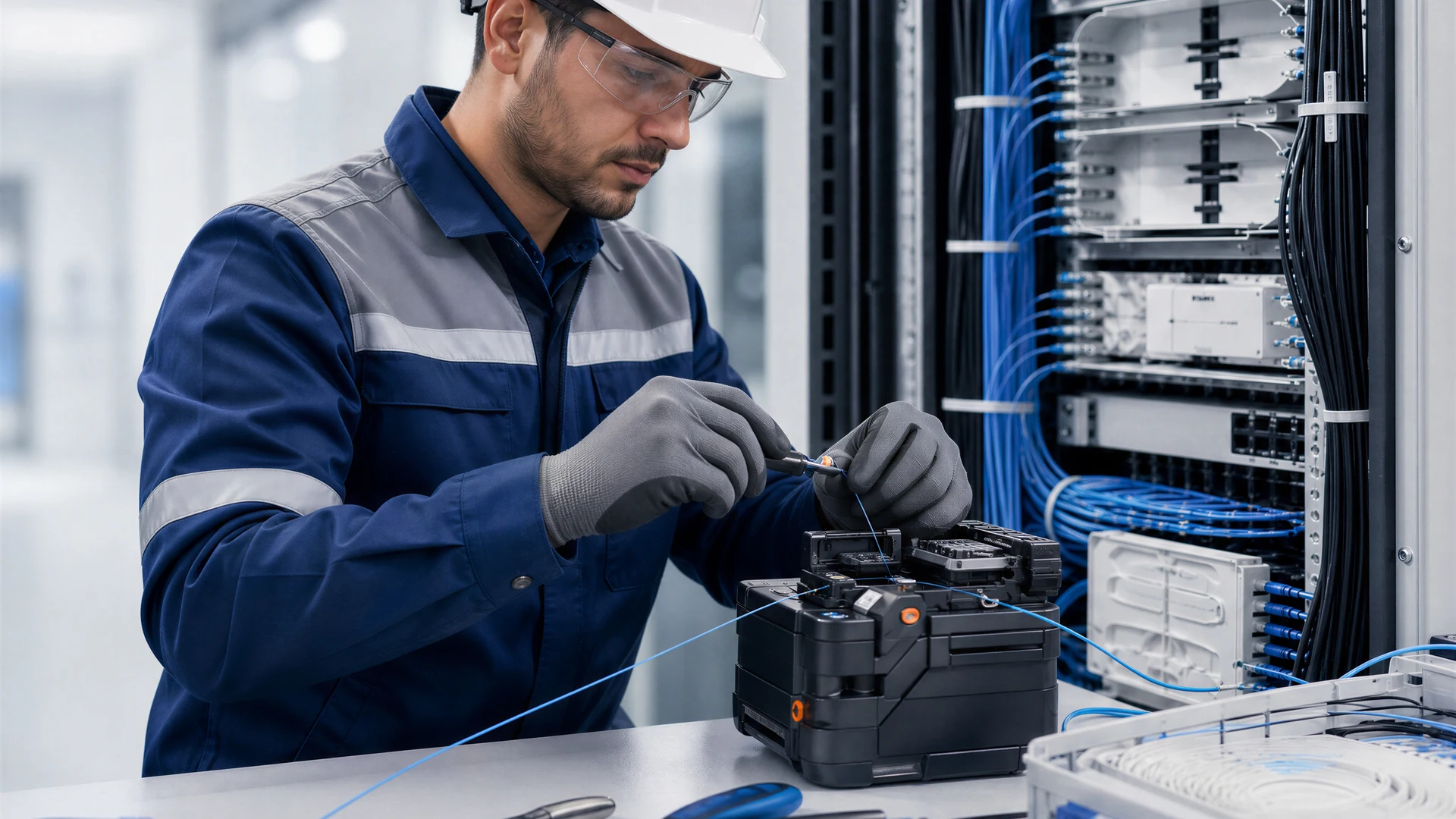 تركيب خدمات الألياف الضوئية (FTTH / FTTX)